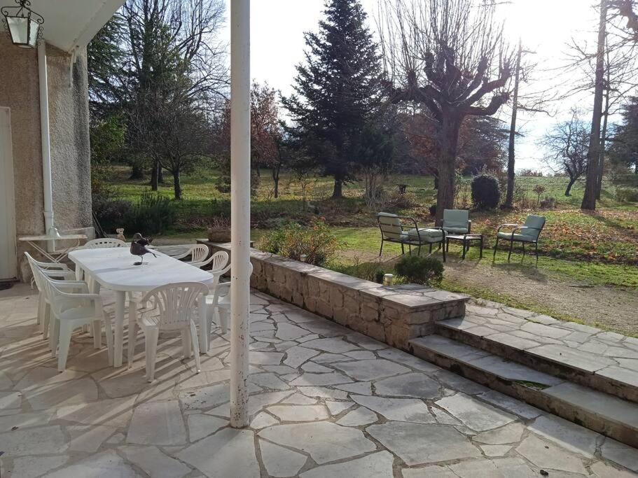 Maison Calme Avec Piscine Entouree De Son Parc Quintenas Exteriör bild